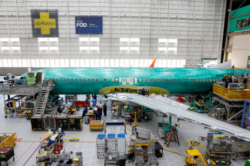 Boeing deliveries in March jump by 41% compared to a year earlier 