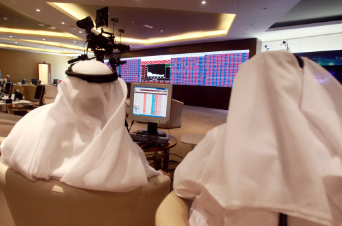 Gulf bourses track global selloff as Fed rate cut hopes fade