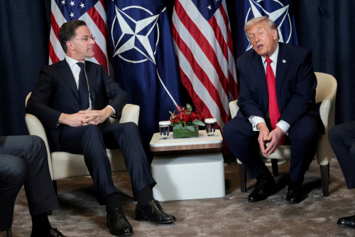 Trump meets NATO chief as Iran war strains alliance
