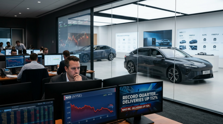 NIO just posted its best quarter ever and fell 7%