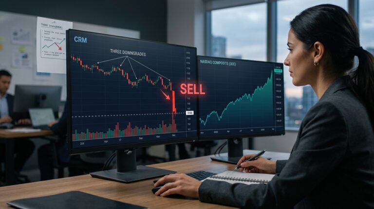 CRM: Three Downgrades, One Decision