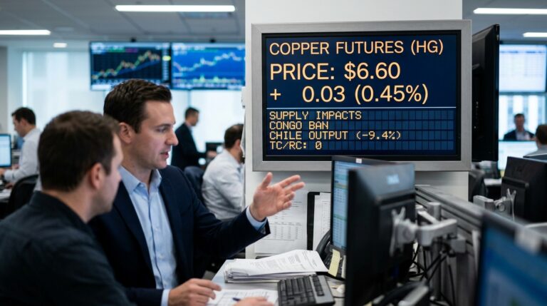 Copper Near $6.60 With Three Supply Crises at Once