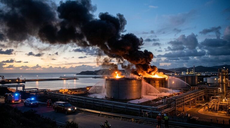 Saudi Oil Tanks Burn at Yanbu. Brent at $107 Is the Opening Move.