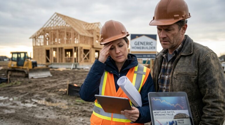 Homebuilders Just Got Hit From Three Directions at Once