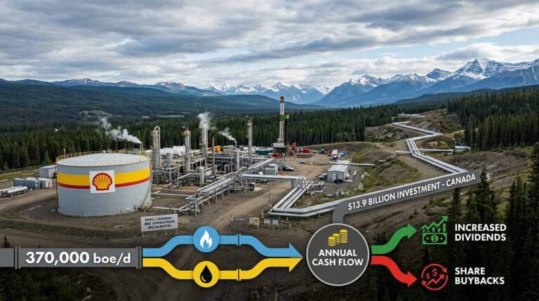Shell’s $13.9 Billion Canada Bet: 370,000 boe/d and Dividends