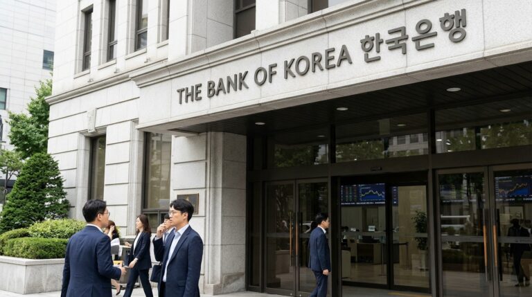 The KOSPI’s 3.52% Drop Is Now Inside the Bank of Korea