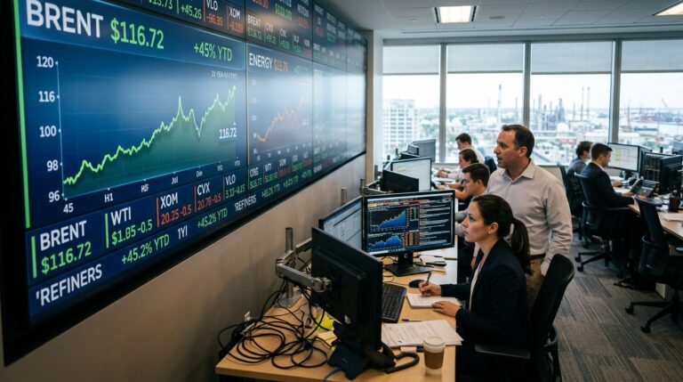Energy Is Up 45% This Year. Brent at $116 Makes the Next Trade Harder to Size.