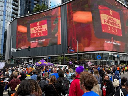 ‘Hot labor summer’: Los Angeles unions back Hollywood writers