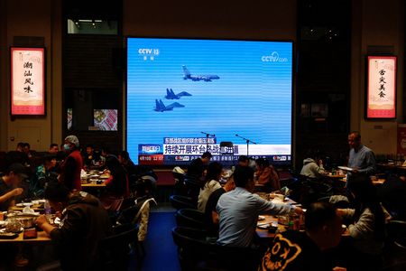 Taiwan raises concerns about situation ‘getting out of hand’ with China drills